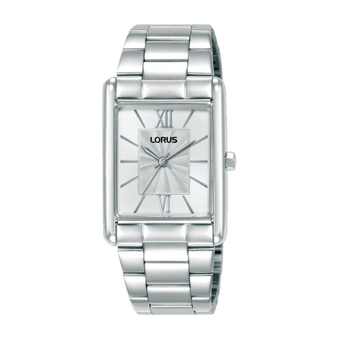 The Watch Boutique Lorus Women's Quartz Watch Silver White Sunray Dial