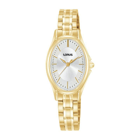 The Watch Boutique Lorus Women's Quartz Watch Silver White Sunray Dial