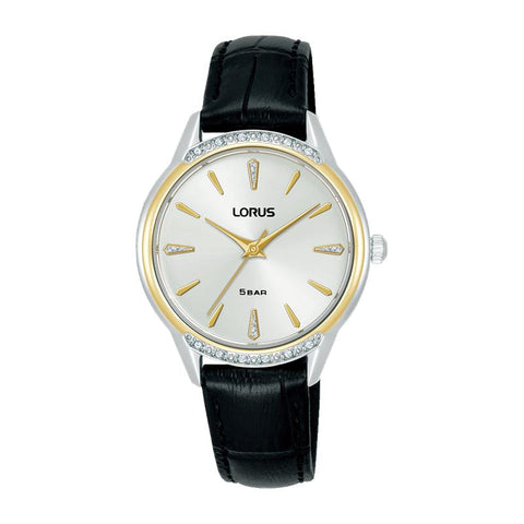 The Watch Boutique Lorus Women's Quartz Watch Silver White Sunray Dial