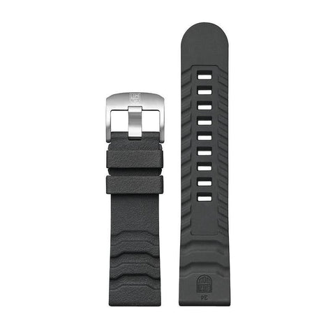 The Watch Boutique Luminox Jas Nitril Rubber Strap Dark Grey 24 mm