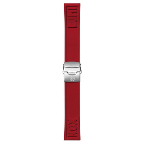 The Watch Boutique Luminox Red Nitrile Rubber Watch Strap 24mm