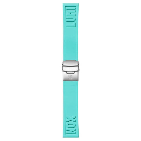 The Watch Boutique Luminox Turquoise Rubber Watch Strap 24mm