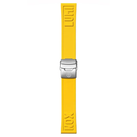 The Watch Boutique Luminox Yellow Rubber Watch Strap 24mm