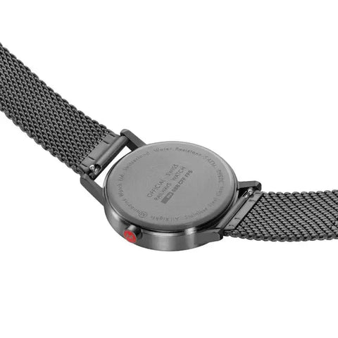 The Watch Boutique Mondaine Classic Quartz Watch Grey Dial