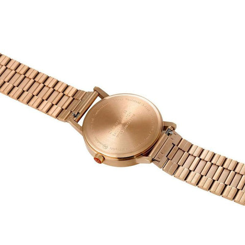 The Watch Boutique Mondaine Classic Rose Gold Tone Stainless Steel Analogue Watch 40mm