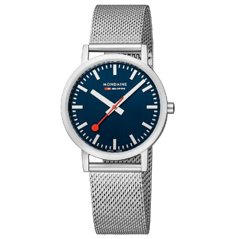 The Watch Boutique Mondaine Classic Stainless Steel Analogue Watch 36mm