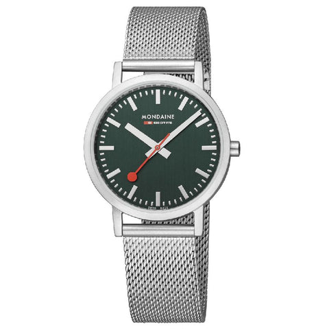 The Watch Boutique Mondaine Classic Stainless Steel Analogue Watch 36mm