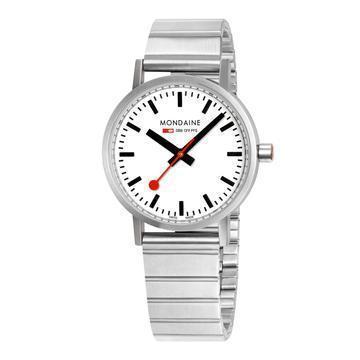 The Watch Boutique Mondaine Classic Stainless Steel Analogue Watch