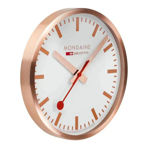 The Watch Boutique Mondaine Copper Wall Clock 40cm