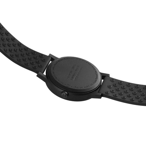 The Watch Boutique Mondaine Essence Black Rubber Strap 41mm