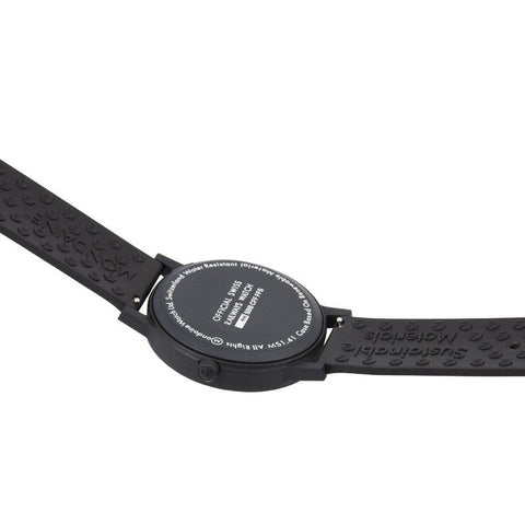 The Watch Boutique Mondaine Essence Black Rubber Strap 41mm