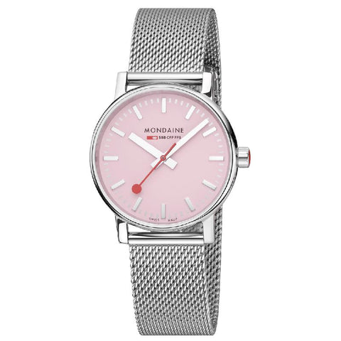 The Watch Boutique Mondaine Evo2 Classic Stainless Steel Analogue 35mm