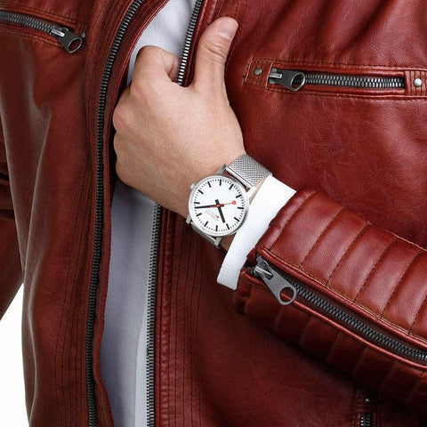 The Watch Boutique Mondaine Evo2 Stainless Steel Analogue Watch 43mm