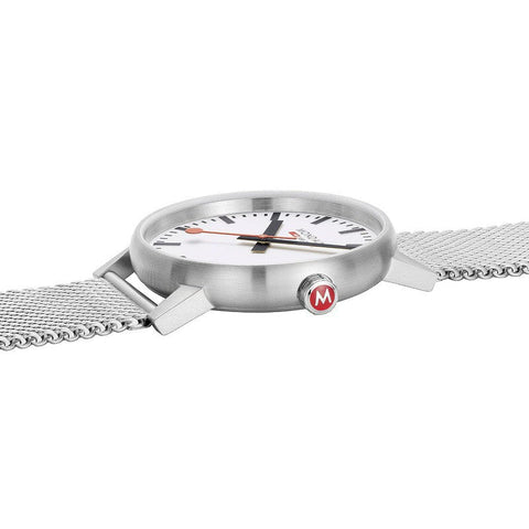 The Watch Boutique Mondaine Evo2 Stainless Steel Analogue Watch 43mm