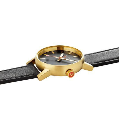 The Watch Boutique Mondaine Golden Evo2 Classic Analogue Watch