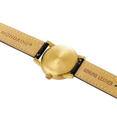 The Watch Boutique Mondaine Golden Evo2 Classic Analogue Watch
