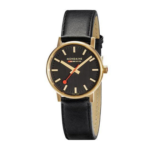 The Watch Boutique Mondaine Golden Evo2 Classic Analogue Watch