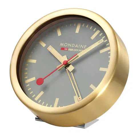 The Watch Boutique Mondaine Mini Wall Clock and Alarm 12.5cm