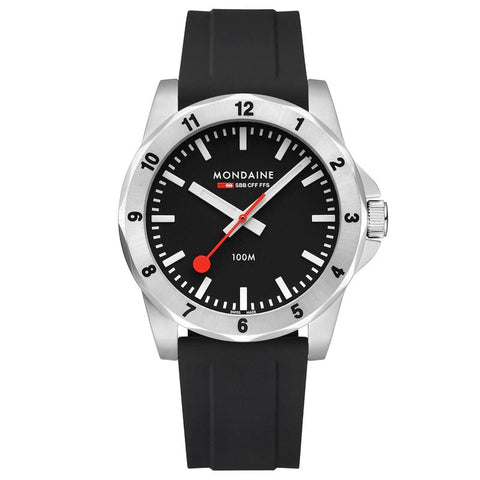 The Watch Boutique Mondaine Numeri Black 42mm Watch