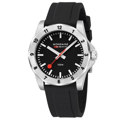 The Watch Boutique Mondaine Numeri Black 42mm Watch
