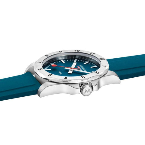 The Watch Boutique Mondaine Numeri Quartz Watch Blue Dial
