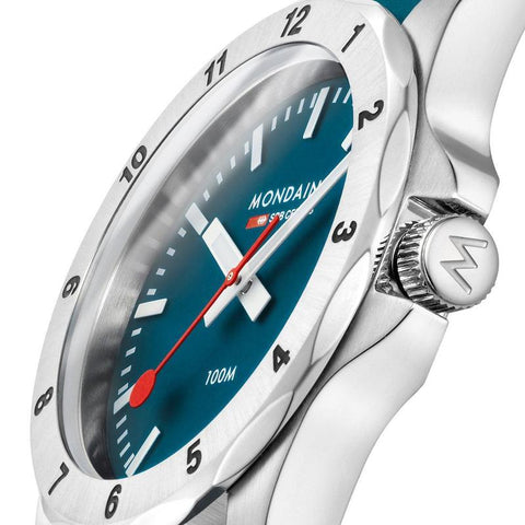 The Watch Boutique Mondaine Numeri Quartz Watch Blue Dial