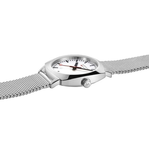 The Watch Boutique Mondaine Petit Cushion Nero Analogue 31mm