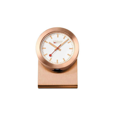 The Watch Boutique Mondaine Table Clock Copper 50mm