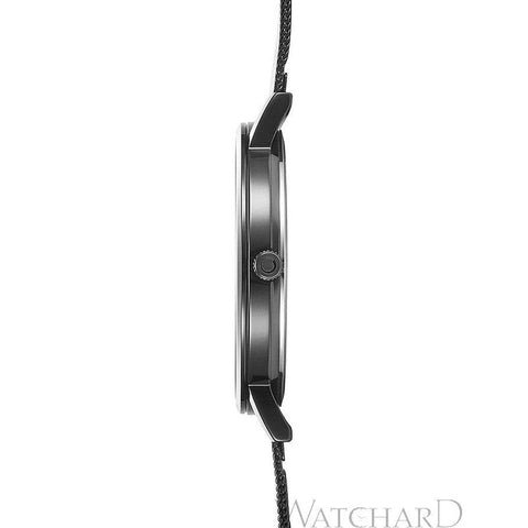 The Watch Boutique Obaku Brink Cyan Black 40mm Watch - V248GXBBMB