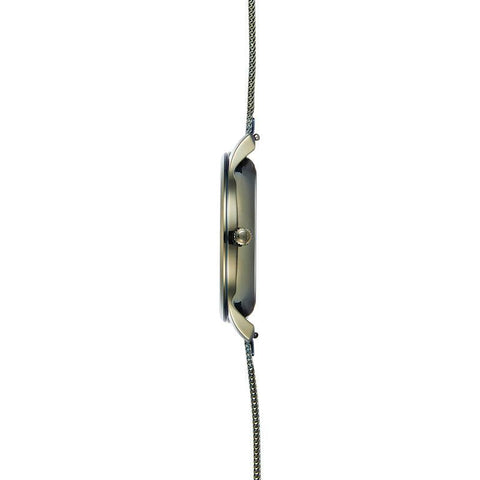 The Watch Boutique Obaku Chia Lille Leaf - Green Dial Ladies Watch V298LDEEME