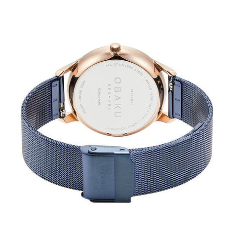 The Watch Boutique Obaku Chia Lille Ocean - Blue Dial Ladies Watch V298LDVLML