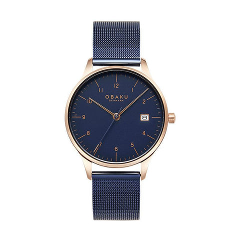 The Watch Boutique Obaku Chia Lille Ocean - Blue Dial Ladies Watch V298LDVLML