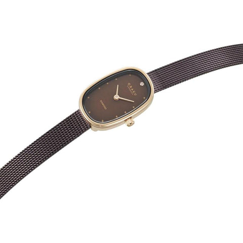 The Watch Boutique Obaku Denmark Diamond 17mm Women's Watch