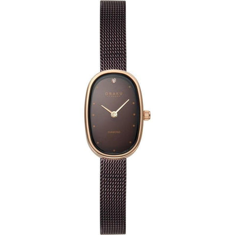 The Watch Boutique Obaku Denmark Diamond 17mm Women's Watch