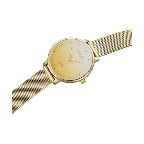 The Watch Boutique Obaku Denmark Diamond 30mm Women's Watch
