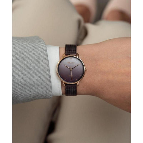 The Watch Boutique Obaku Denmark Diamond 30mm Women's Watch