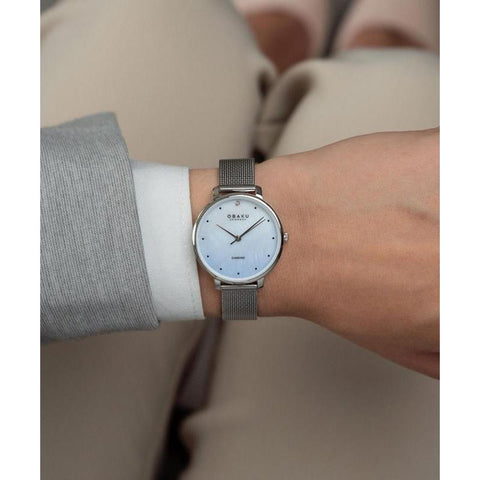 The Watch Boutique Obaku Denmark Diamond 30mm Women's Watch