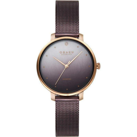 The Watch Boutique Obaku Denmark Diamond 30mm Women's Watch