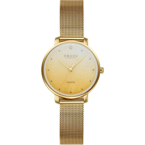The Watch Boutique Obaku Denmark Diamond 30mm Women's Watch
