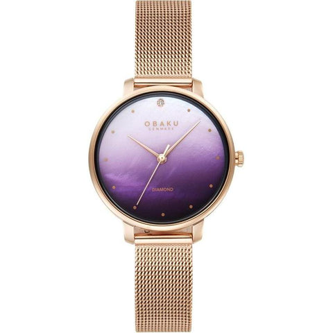 The Watch Boutique Obaku Denmark Diamond 30mm Women's Watch