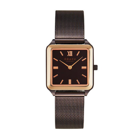 The Watch Boutique Obaku Denmark Graf Walnut 26mm Women's Watch