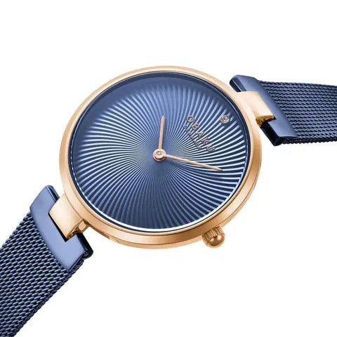 The Watch Boutique Obaku Diamant Ocean Blue 32mm Watch - V256LXVLML