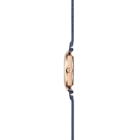 The Watch Boutique Obaku Diamant Petite Ocean - Blue Dial Ladies Watch V256SXVLML