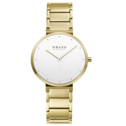 The Watch Boutique Obaku Klip Lille Cider Gold 34mm Watch - V258LXGISG