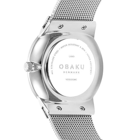 The Watch Boutique Obaku Land Steel White 32mm Watch - V255LXCIMC