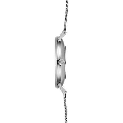 The Watch Boutique Obaku Mosaik Steel White 37mm Watch - V268LXCWMC