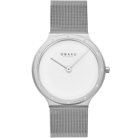 The Watch Boutique Obaku Note Lille Steel 34mm Watch - V285LECWMC