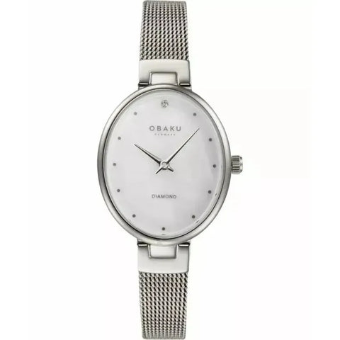 The Watch Boutique Obaku Oval Diamond 32mm Women's Watch