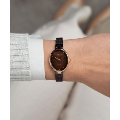 The Watch Boutique Obaku Oval Diamond Women's Watch