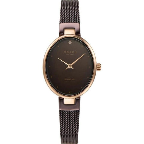 The Watch Boutique Obaku Oval Diamond Women's Watch